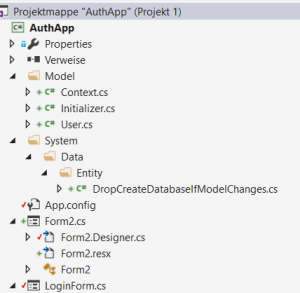Отчёт от 8361 за Entity Framework / Подключение БД по методу CodeFirst