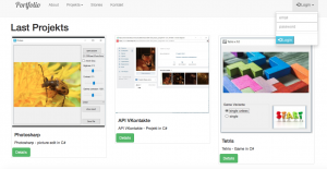 Отчёт от 8361 за Портфолио на Bootstrap / Делаем главную страницу