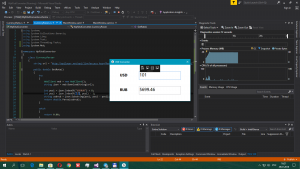Отчёт от 8877 за Простой WPF  / WPF. Конвертер валюты. Курс валют в JSON.