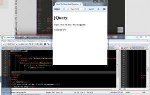 Отчёт от 8982 за Знакомство с jQuery / Синтаксис и простейший пример