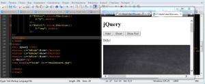 Отчёт от 8982 за Знакомство с jQuery / Эксперименты и кнопки