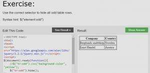 Отчёт от 8982 за Знакомство с jQuery / Понятие селектора и примеры