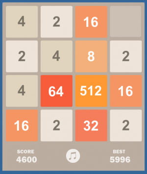 Отчёт от 9014 за Микроигры / 2048 - Учимся играть