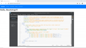 Отчёт от 9014 за Bootstrap-4 первые шаги / Верная навигация