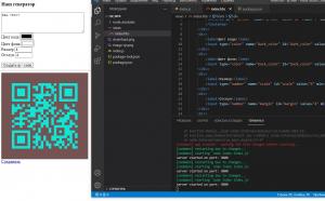 Отчёт от 9014 за Генератор qr кодов на Node JS / Управление параметрами: создание qr кода