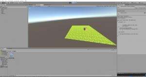 Отчёт от 9049 за Unity 3D / Первая сцена
