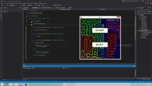 Отчёт от 9068 за Демо игры / Лабиринт 2D - меню
