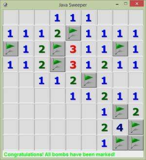 Отчёт от 9096 за Java Sweeper / День Победы!
