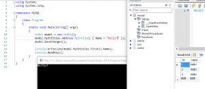 Отчёт от 9263 за Entity Framework / Использование MySQL