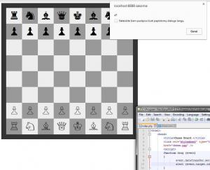 Отчёт от 9288 за НаноШахматы / JavaScript - Тронул? Коди!