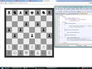 Отчёт от 9292 за НаноШахматы / JavaScript - Завершение хода