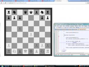 Отчёт от 9292 за НаноШахматы / JavaScript - Я тебя съем!