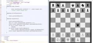 Отчёт от 9371 за НаноШахматы / JavaScript - Я тебя съем!