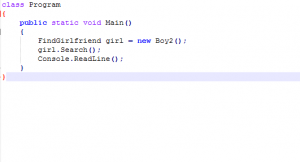 Отчёт от 9567 за Template method / Template Method - Girl - Program
