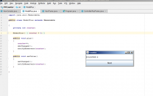 Отчёт от 9752 за MVC шаблон / MVC - Counter - ControllerPlusFrame