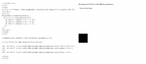 Отчёт от 9752 за Знакомство с jQuery / Эффекты появления и исчезновения