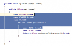 Отчёт от 9752 за Java Sweeper / Выбор из выбора
