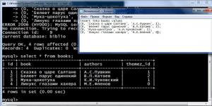 Отчёт от 9752 за SQL: ничего лишнего / Добавление книг и тем
