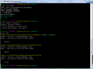 Отчёт от 9752 за Система Git / git ignore