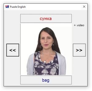 Отчёт от 9820 за Демо софт / Английские карточки