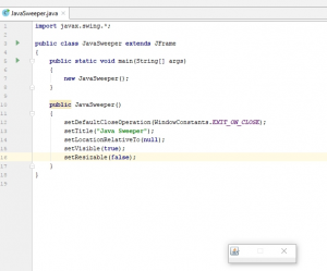 Отчёт от 9838 за Java Sweeper / Закрытие на выходе
