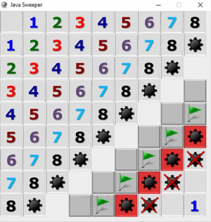 Отчёт от 9838 за Java Sweeper / Игровая координата