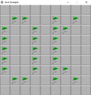 Отчёт от 9838 за Java Sweeper / Смена флагов