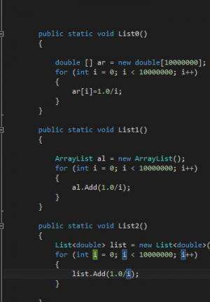 Отчёт от 9858 за Коллекция графов / Array vs List