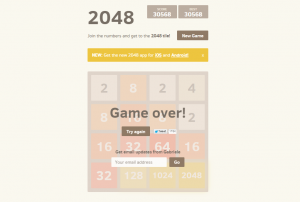 Отчёт от 986 за Микроигры / 2048 - Учимся играть