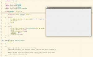 Отчёт от 986 за Java Sweeper / Пустая панель