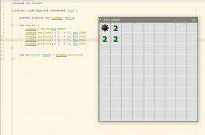 Отчёт от 986 за Java Sweeper / Тестовая бомба
