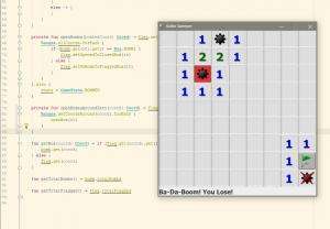 Отчёт от 986 за Java Sweeper / Открываем карты
