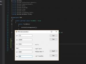 Отчёт от 9913 за Шифрование / RSA - Экранная форма