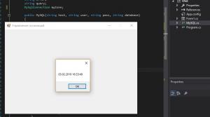 Отчёт от 9913 за БД - Управление гостиницей / Класс MySQL. Драйвер и конструктор.