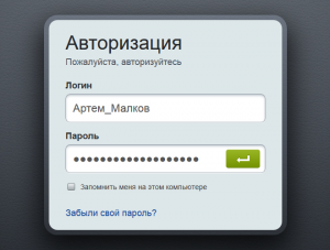 Отчёт от 9913 за Базовый ASP.ект / VIP. Авторизация на сайте