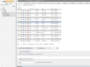 Отчёт от 9971 за Интернет-магазин / phpMyAdmin