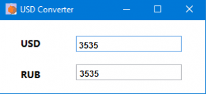 Отчёт от 9980 за Простой WPF  / WPF. Конвертер валюты. Макет программы