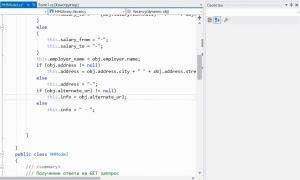 Отчёт от 9980 за API поиска работы / Пошаговая отладка 